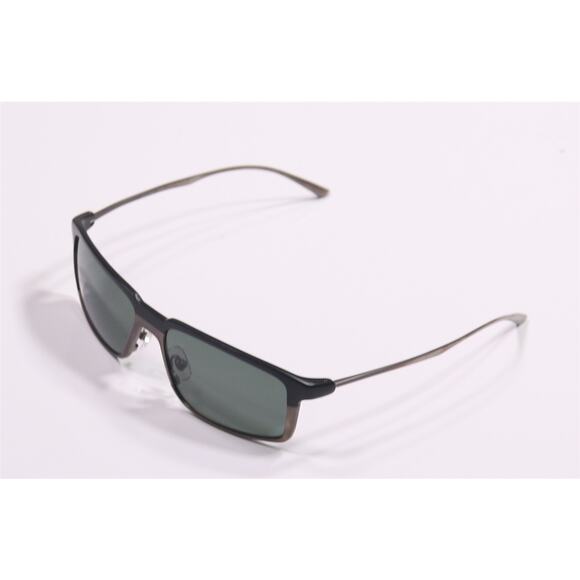 Kiton Titanium Napoli Gray Black Two Tone Luxury Round Sunglasses Made in Japan - Picture 3 of 8